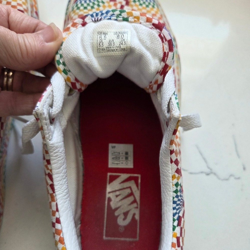 Vans Old Skool Platform Pride Rainbow Unisex Womens Sz 8 Mens Sz‎ 6.5 - Picture 7 of 9